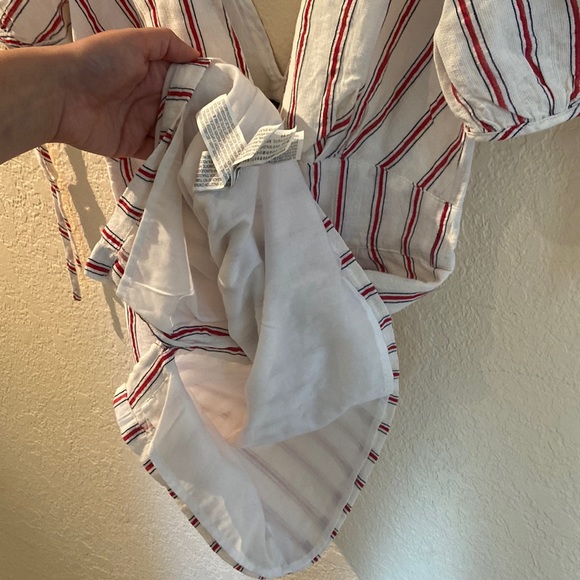 Forever 21 Size S Cotton and Linen V-Neck Backless Dress - Picture 7 of 8